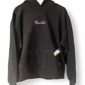 Primitive Script Logo Black Hoodie – Medium